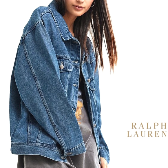 ralph lauren denim blazer